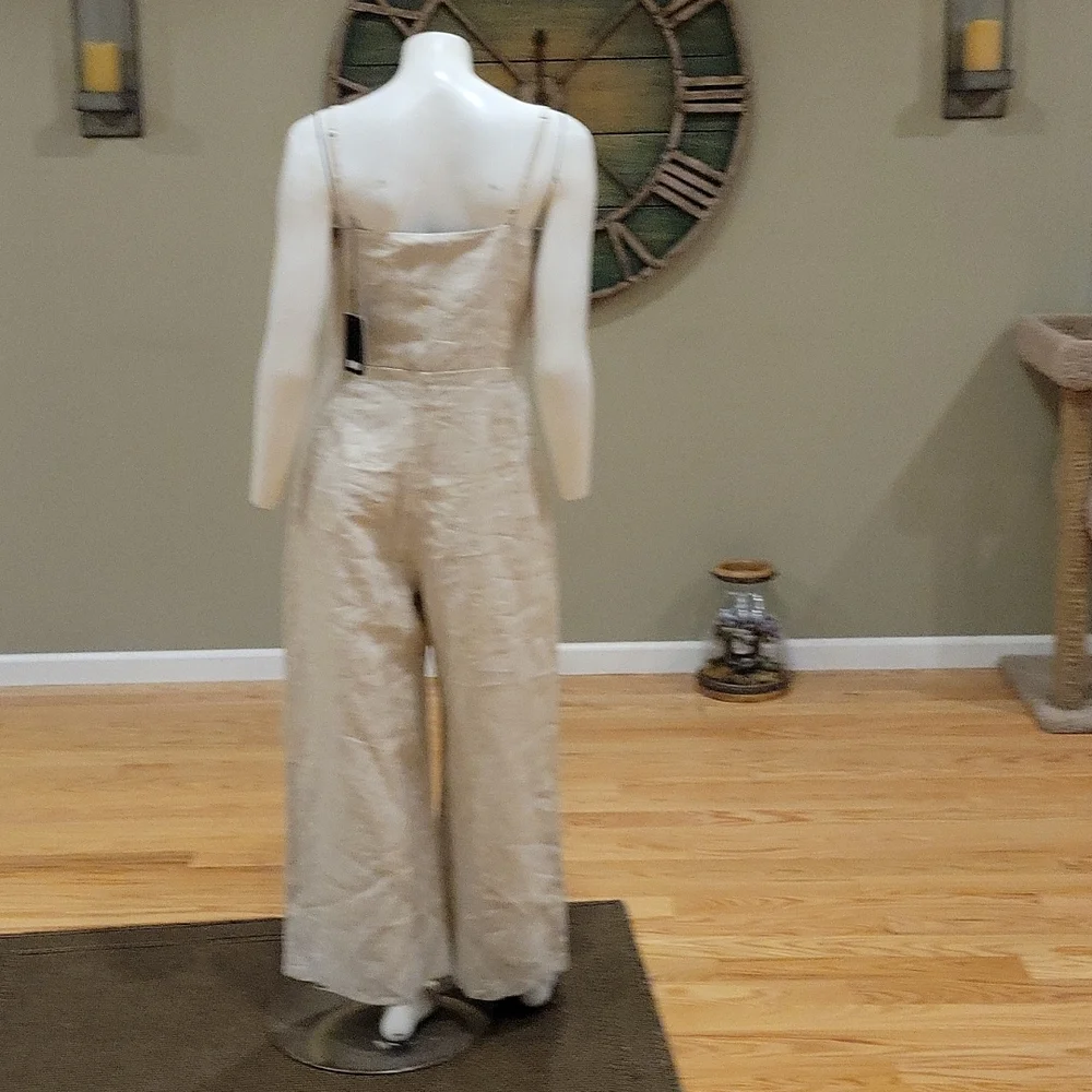 Reformation Torta Linen Jumpsuit